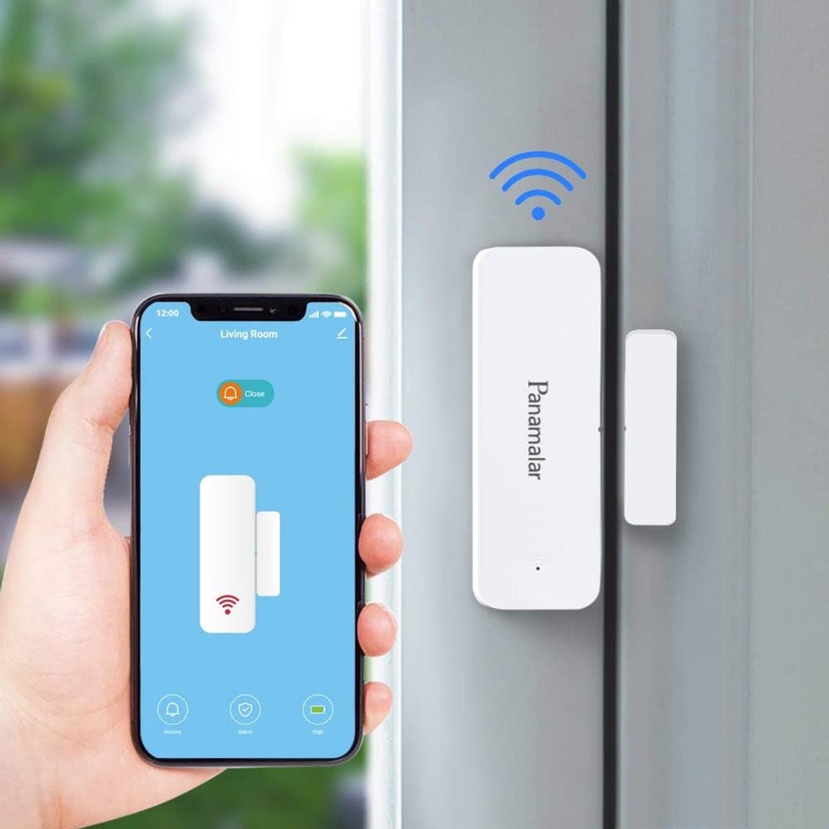 Wifi Deur Sensor voor Huisautomatisering - Open/Dicht Melding & Alexa Compatibel