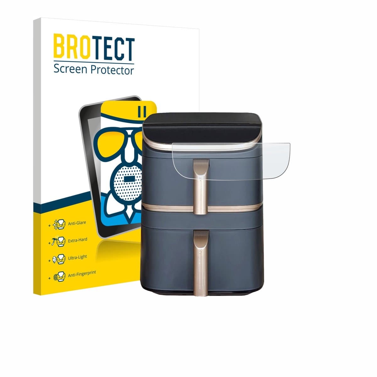 BROTECT - Screenprotector voor Cosori Turbo Tower Pro - Folie Beschermfolie Beschermglas matte