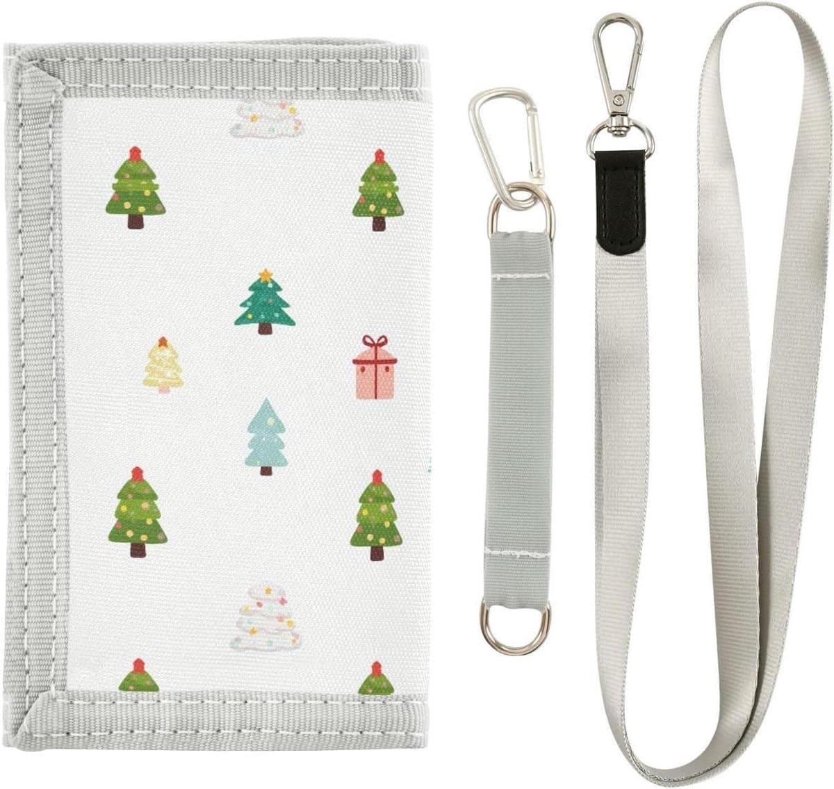 Kinderportemonnee - Portemonnee voor jongens - Zakgeld bewaren - Met sleutelhanger - 125 x 76 cm - Kerstgroen