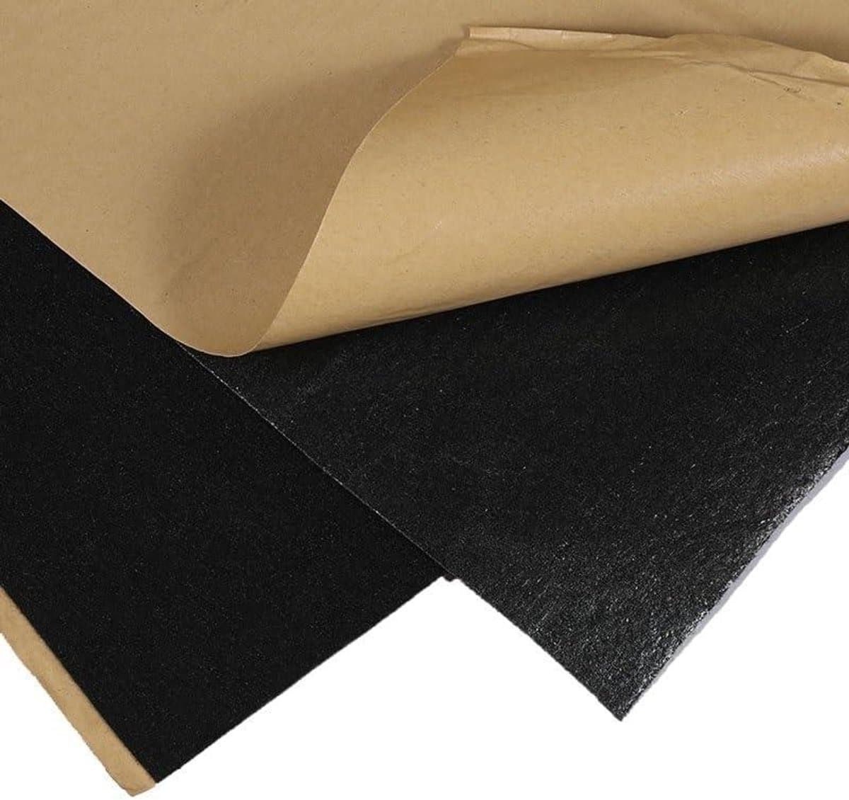 Luidspreker Grill Stof - Speaker Doek - Geluidsverbetering - Zelfklevende Vilt Strip - 1 x 0.5 m - Zwart