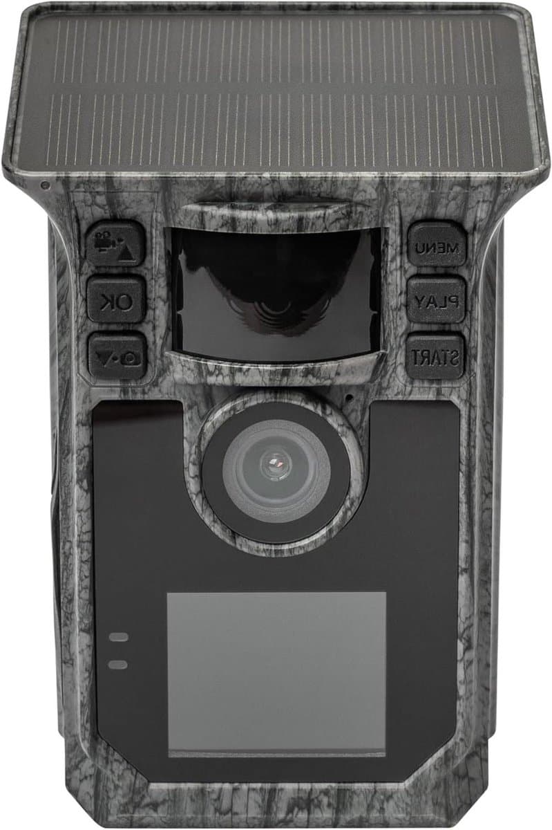 Wildlife Camera - Trail Monitor - Natuur Observatie - Zonne-energie WiFi - 48 MP - Groen