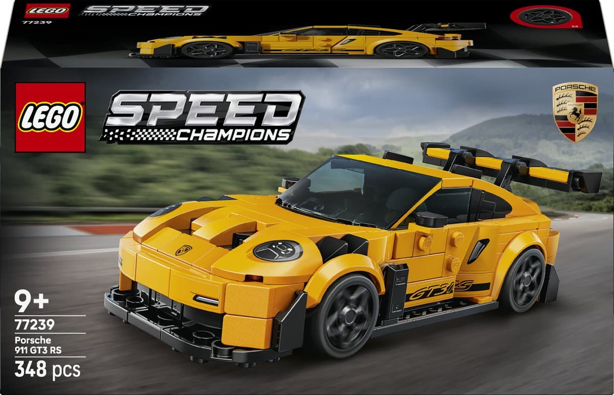 LEGO Speed Champions 77239 Porsche 911 GT3 RS supercar
