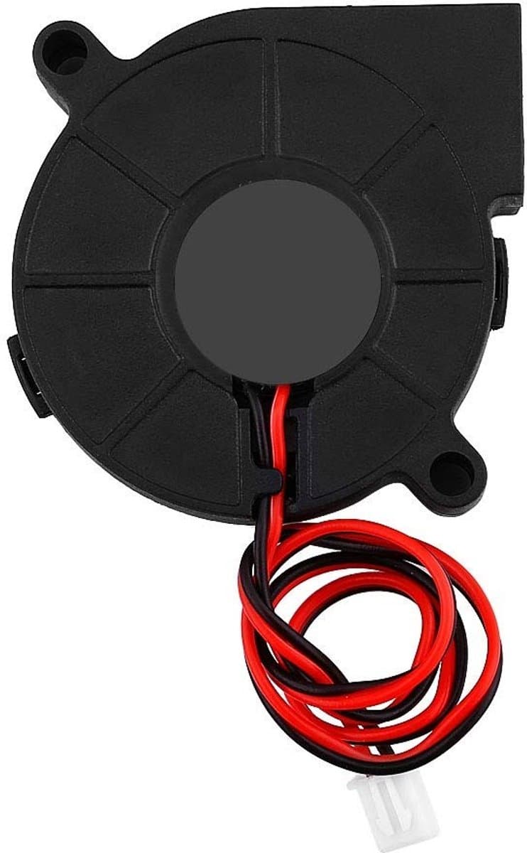 Zeynomax - 3D-printer Turbofan - DC 12V/24V - Duurzame blaasradiale koelventilator - 50x15mm - Koelset voor 3D-printer - Efficiënt koelen - Geschikt..