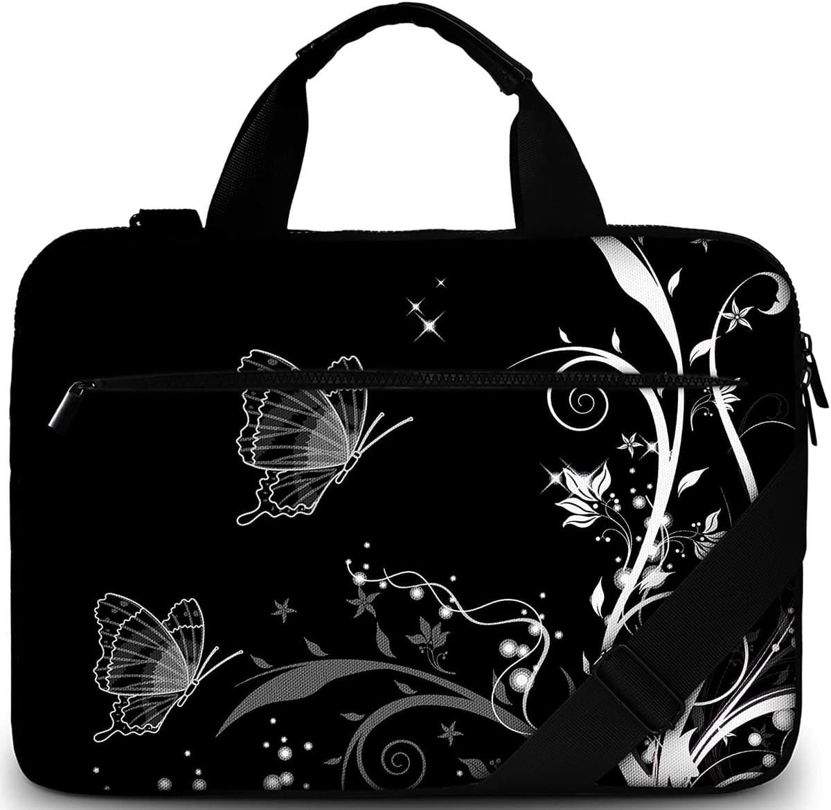 aladdien - Laptopcase - Canvas Laptoptas - Hoge Kwaliteit Bescherming - 15/15.6 Inch - Vuil- en Waterbestendig - Ruim Accessoire Compartiment - Gesc..