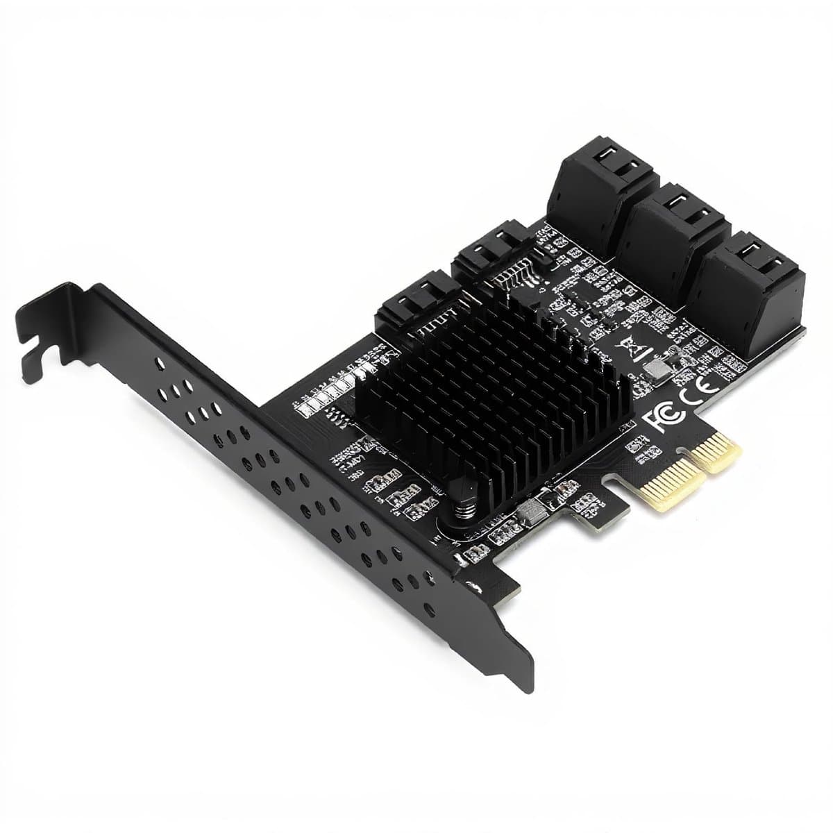 Store_9 - PCI Card - 8 Poort PCIe naar SATA3.0 - Uitbreidingskaart - Geschikt voor PC - SATA Controller - Ideaal voor databeheer