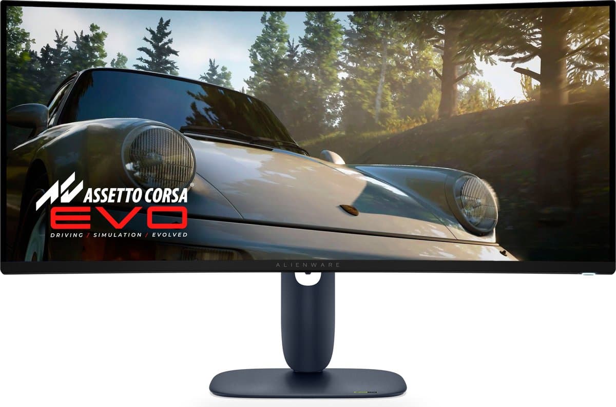 Alienware AW3425DW computermonitor 86,4 cm (34 inch) 3440 x 1440 pixels Wide Quad HD QD-OLED blauw
