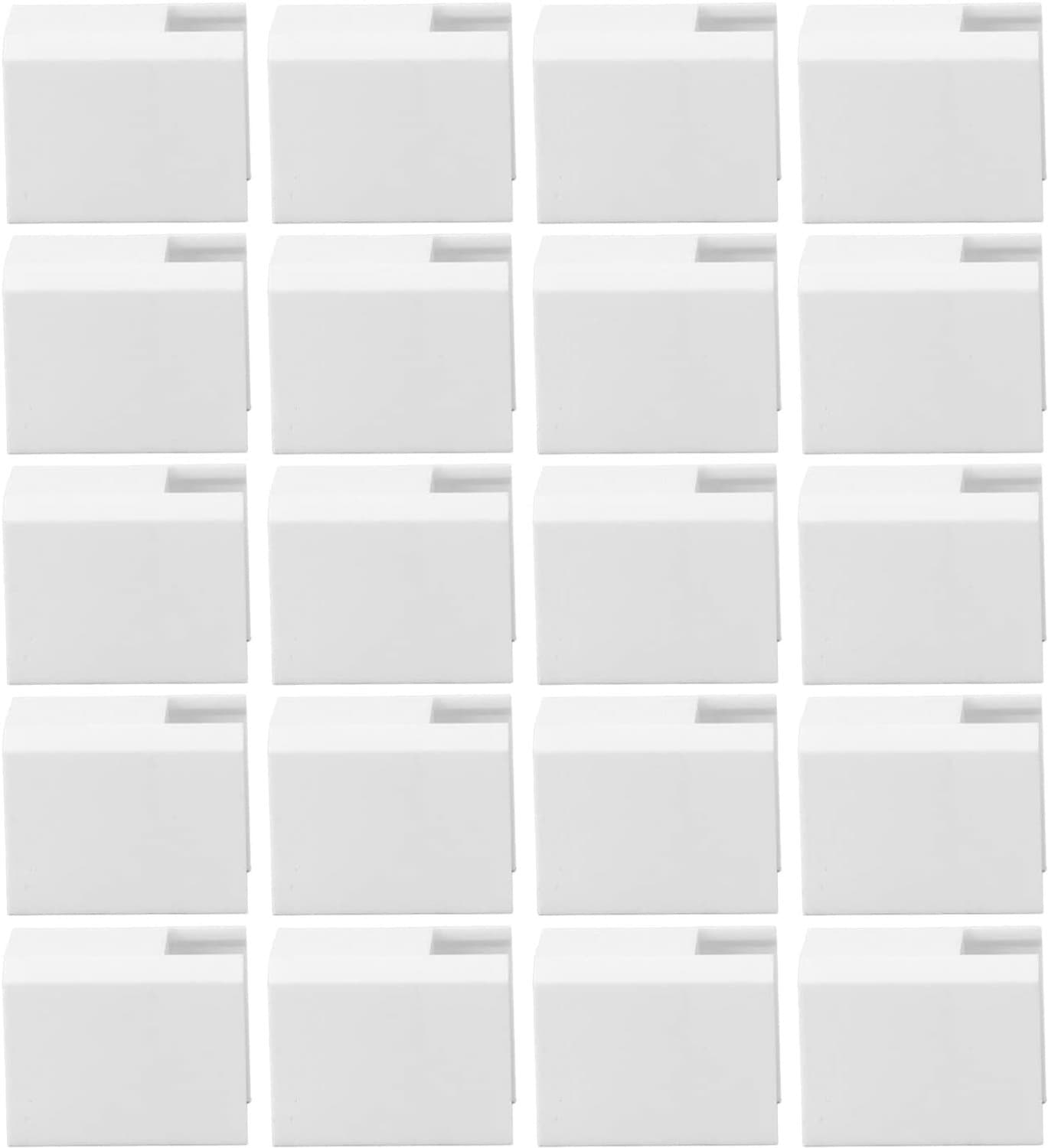 Set van 20 Plastic Schuifdeur Raamvergrendelingsblokken (Kort)