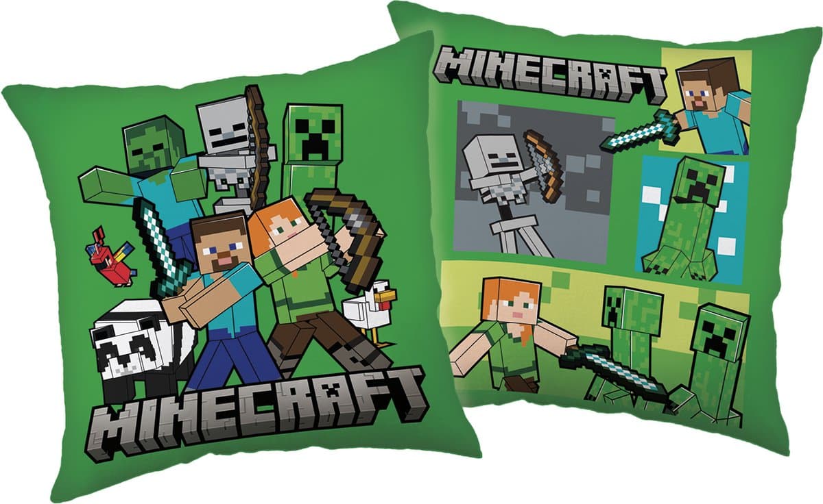 Minecraft Sierkussen - Life - 40 x 40 cm - Polyester