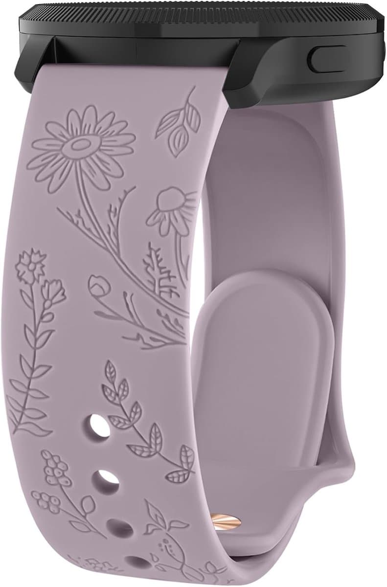 Oumida Armband voor Garmin Venu/Venu Sq/Venu Sq 2 / Venu Sq 2 Music/Venu 2 Plus voor dames, 20 mm siliconen armbanden - ShopVlot
