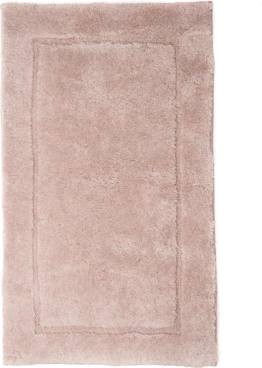 Casilin Badmat Antislip 60x100cm Orlando - Waterabsorberende Badkamermat - Wasbaar en Sneldrogend - Voor Douche en Bad - Hoogpolig - Acryl - Rechthoek - Roze