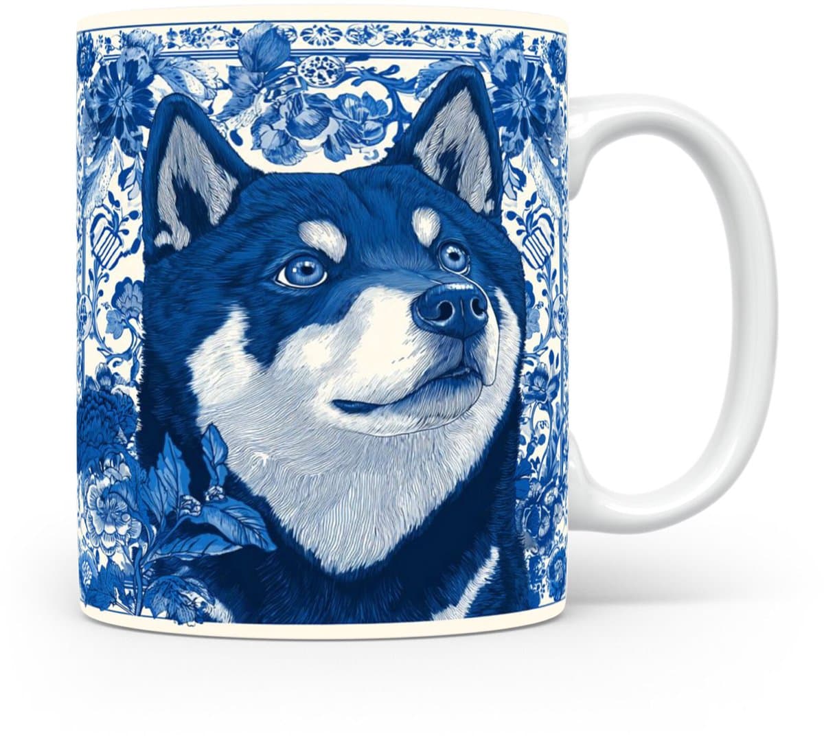 Mok Akita Beker voor koffie of tas voor thee, cadeau voor dierenliefhebbers, moeder, vader, collega, vriend, vriendin, kantoor, opa, oma, hond, kerst, sinterklaas, verjaardag
