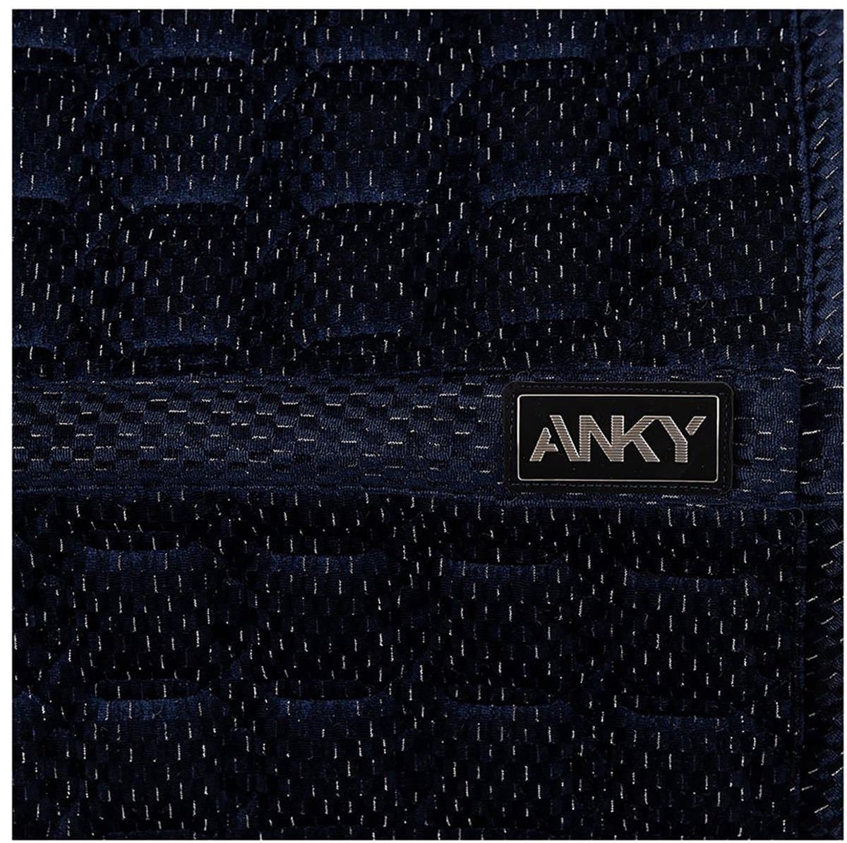Anky Zadeldek Anky Check Velvet Dressuur Donkerblauw