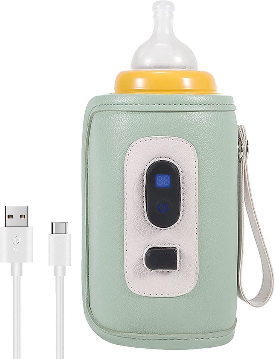 Milk Warmer Bag, Temperature Adjustable Bottle Warmer - Baby Feeding Bottle Warmer