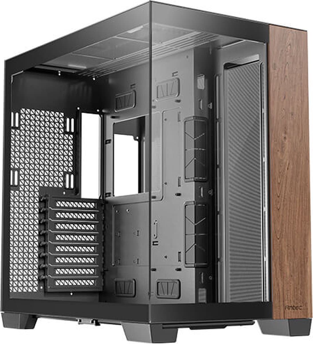 Antec C8 Wood Full Tower Zwart, Hout