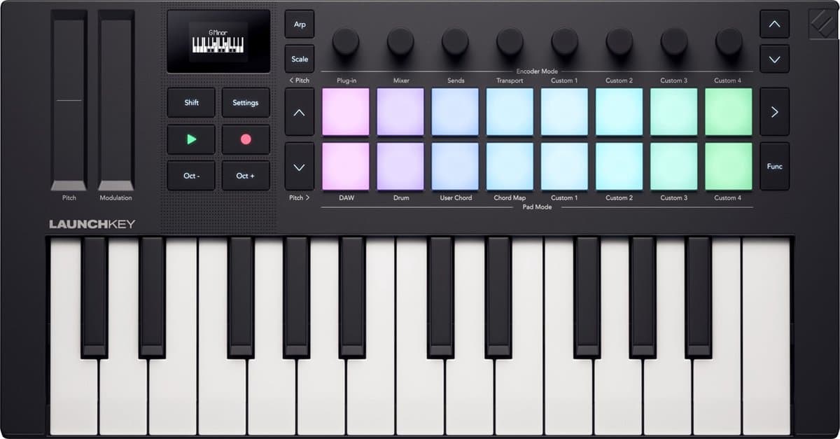 Novation Launchkey Mini 25 Zwart