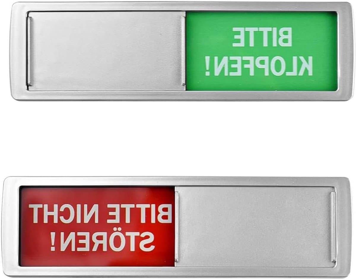 Klopfen Privacy Deurbord met Magnetische Bevestiging en 3M Plakoppervlak - Geluidsisolatie, Deurdecoratie en Veiligheidsschild voor Thuisgebruik