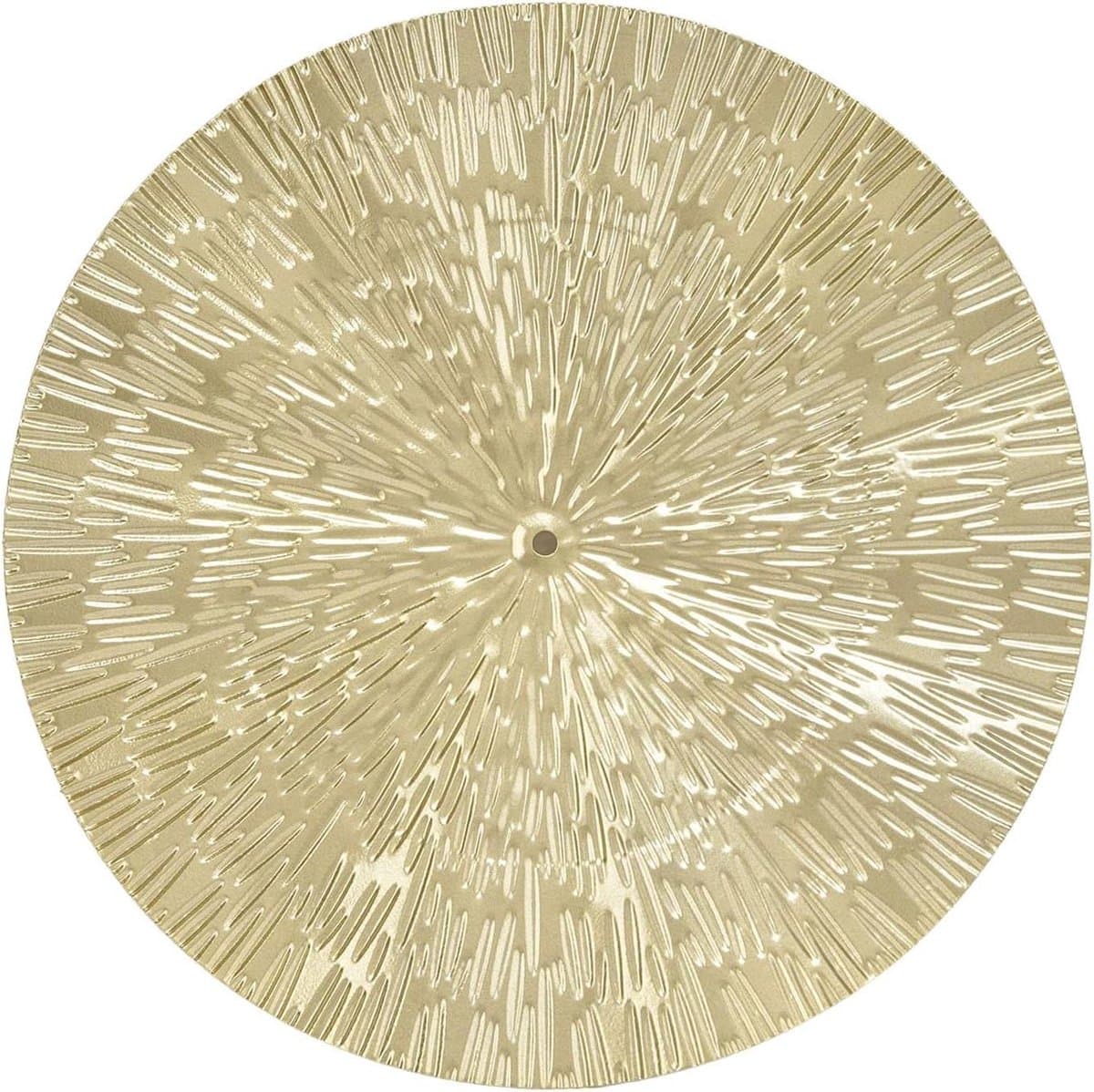 Ronde Wanddecoratie - IJzeren Decoratie - Woonkamer Aankleden - Elegante Stijl - 245 cm - Goudkleurig