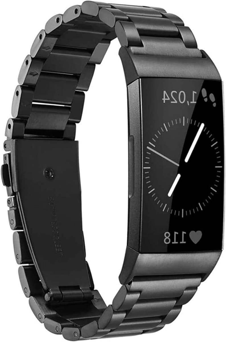 Metalen Band - Roestvrijstalen Band Horloge - Smartwatch Personaliseren - Corrosiebestendig - 140-200 mm polsomvang - Zilver