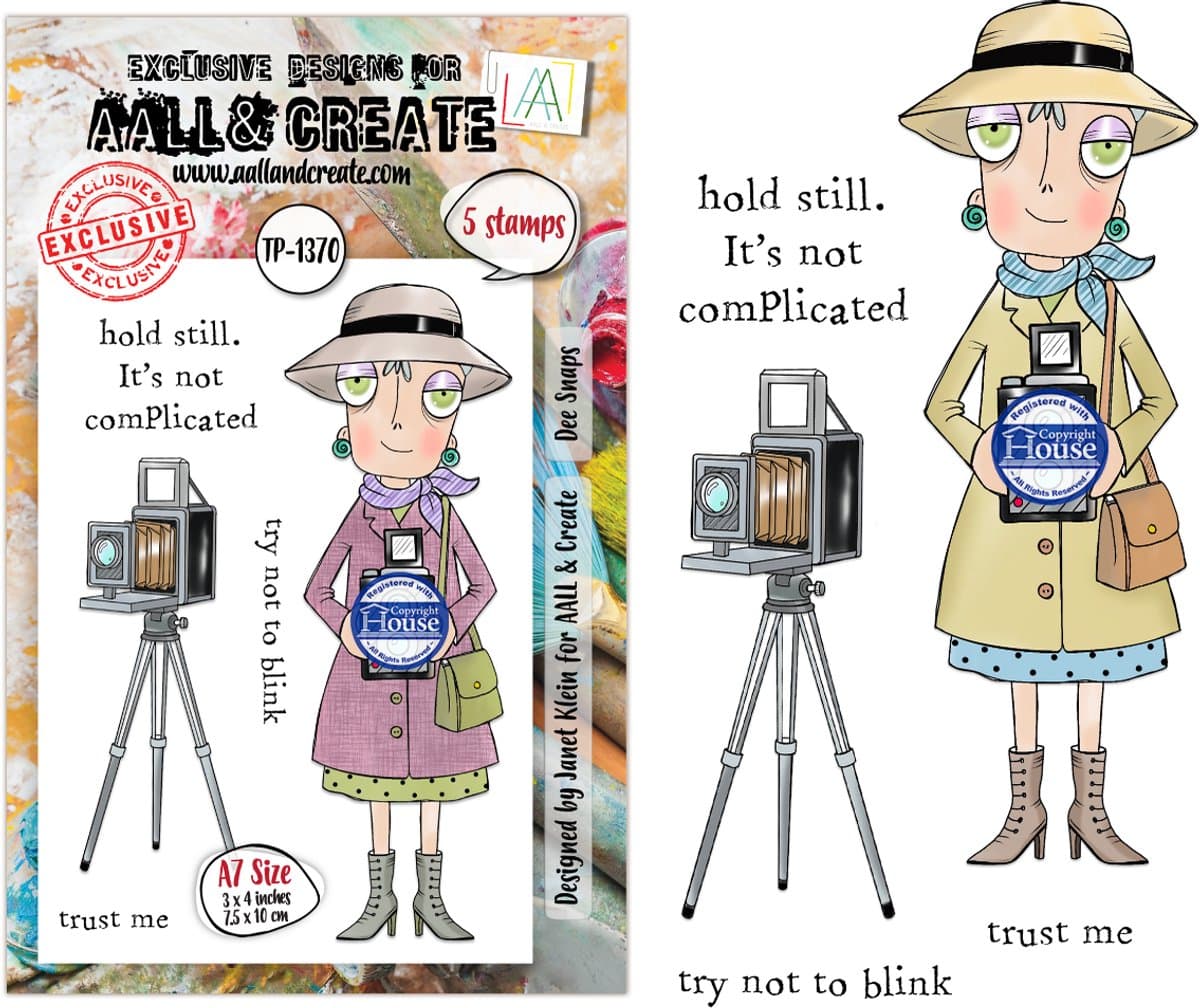 Aall & Create clearstamps A7 - Dee snaps