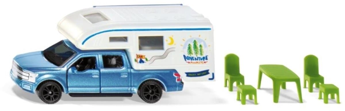 Siku Ford F150 pick-up camper speelgoedvoertuig - No. 1693