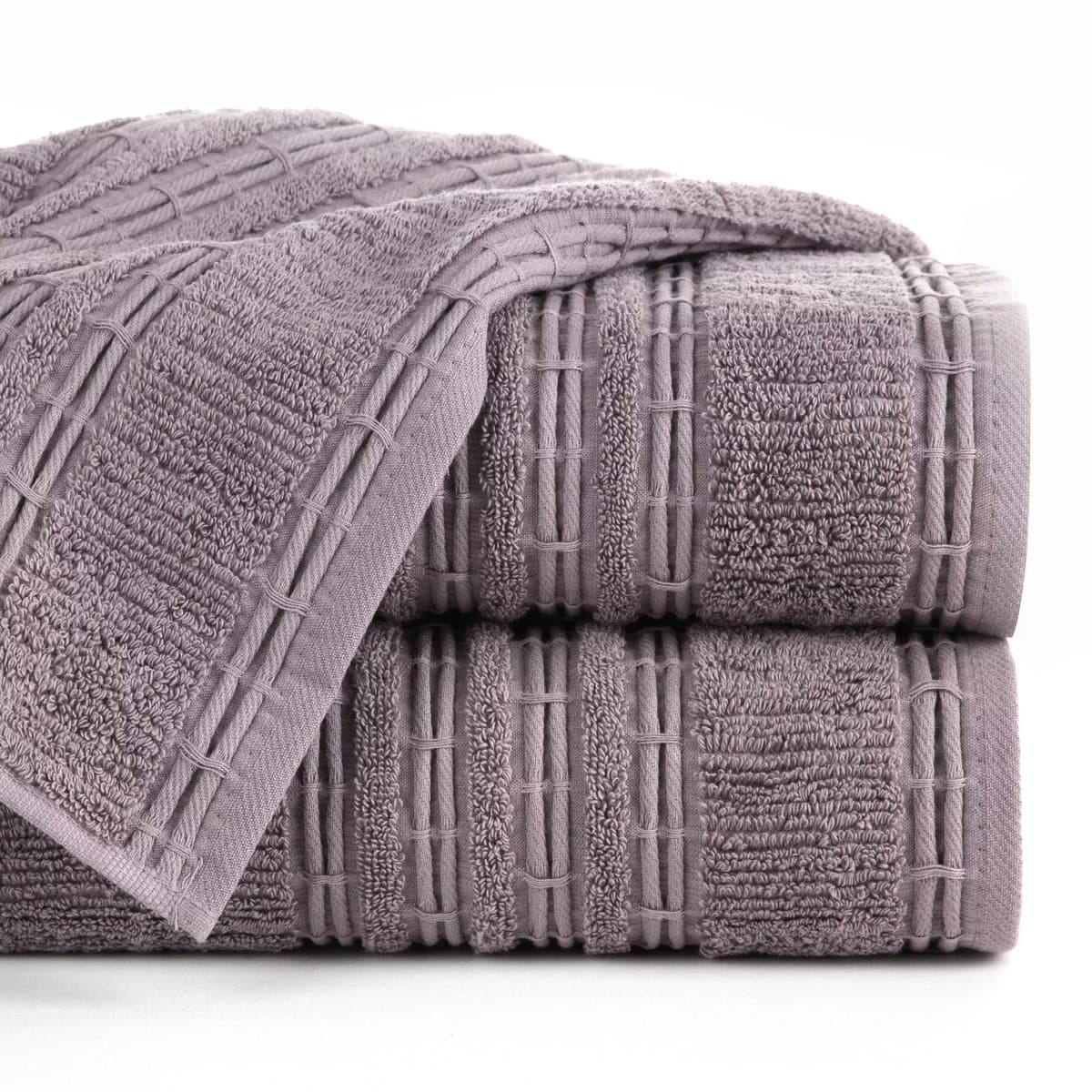Eurofirany Romeo Serie - Handdoek - Frotte - 50x90 cm - 500 g/m2 - Violett