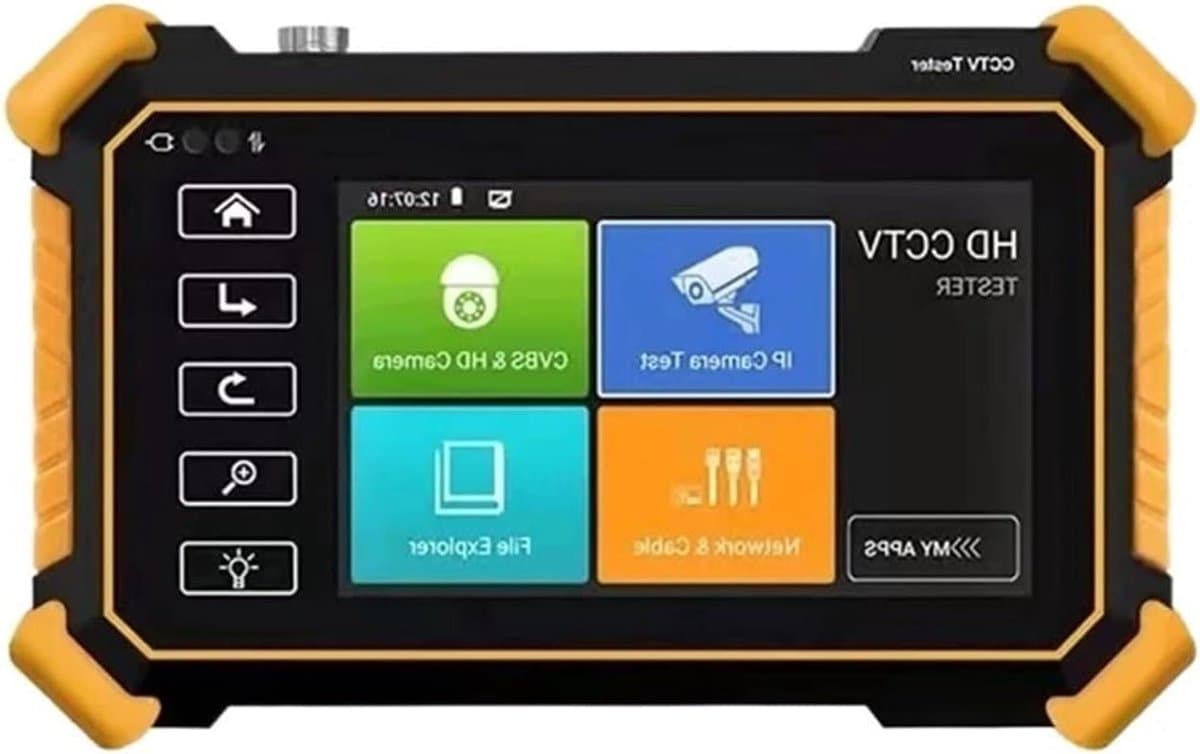 CCTV Tester - IP Camera Monitor - Beveiliging Installeren - 8K H.265 Test - 4 Inch Touchscreen - One Color