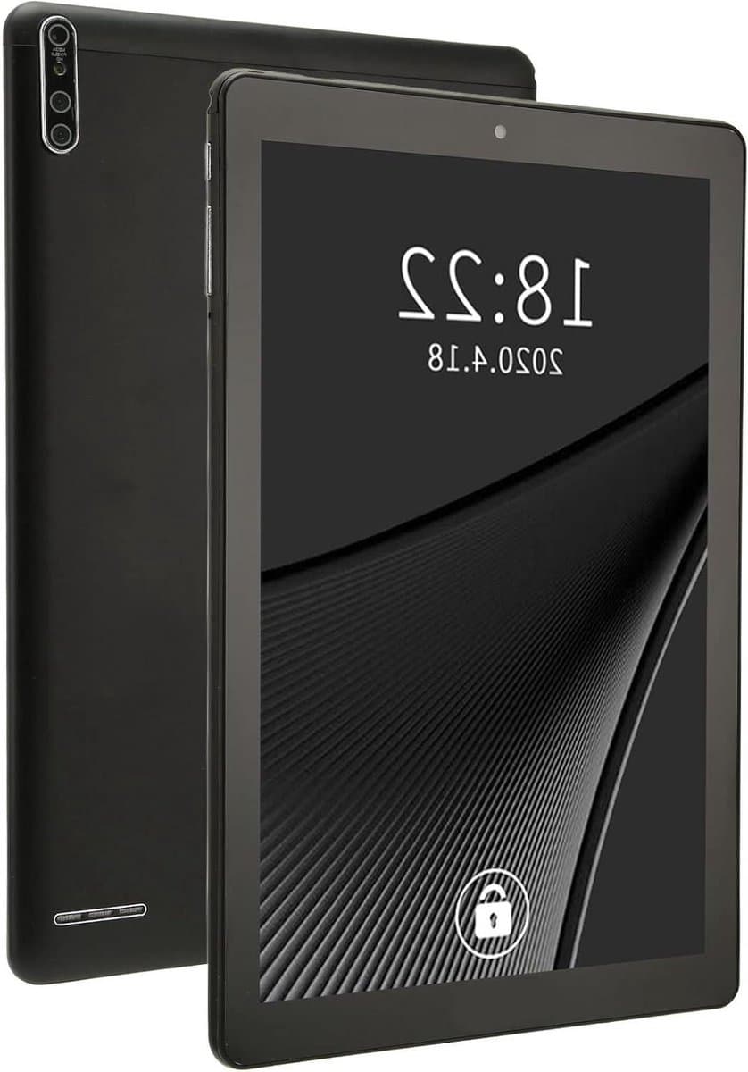 Android Tablet - Octa Core - Dagelijks Entertainment - Dubbele SIM Kaarten - 10 Inch HD - Zwart