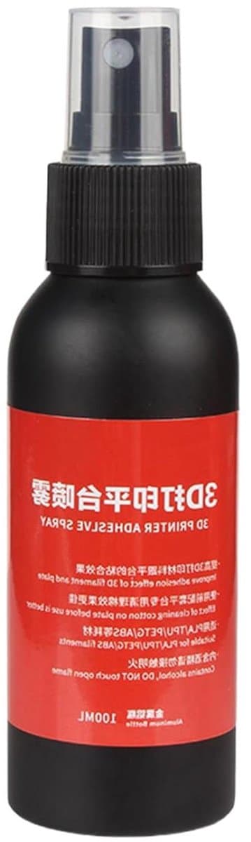 3D printer spray - Hechtmiddel modelbouw - Voorkomt kromtrekken - Sterke hechting - 100 ml - Transparant