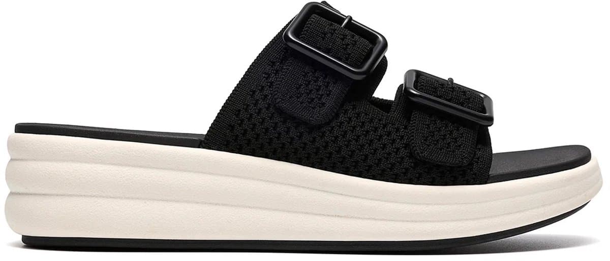 Clarks Drift Faye - dames sandaal - Zwart - maat 38 (EU) 5 (UK)