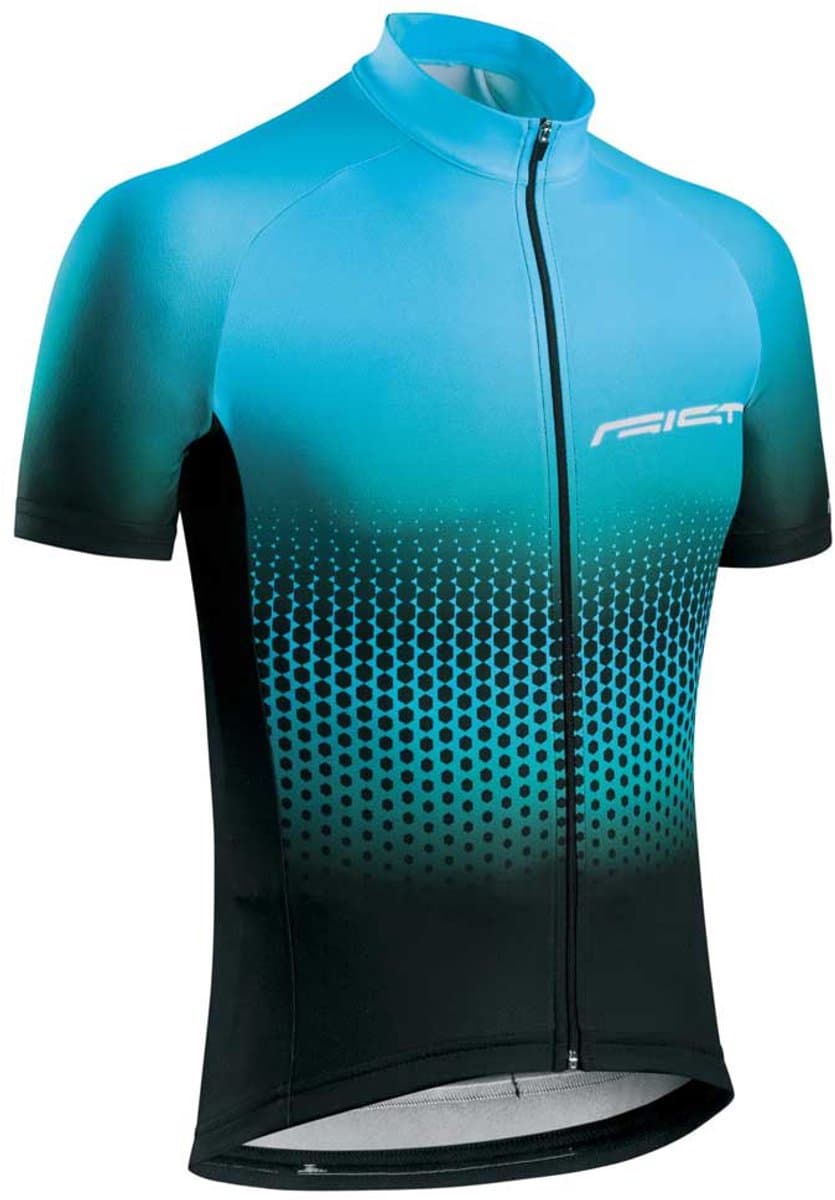 Gist Korte Mouw Wielertrui Blauw,Zwart 10-12 Years Jongens,Meisjes