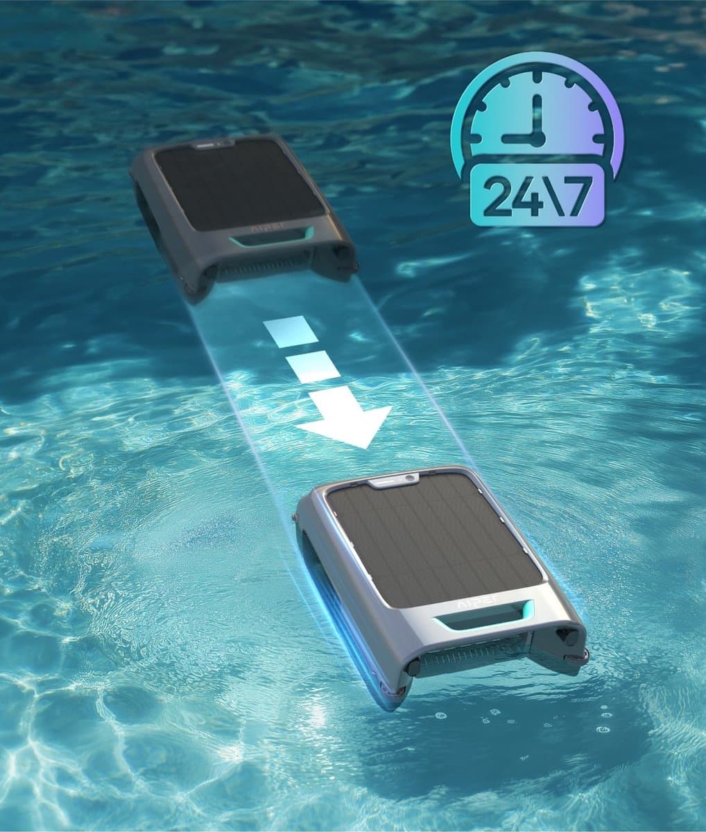 Aiper Surfer S2 Snoerloze robot zwembadafschuimer