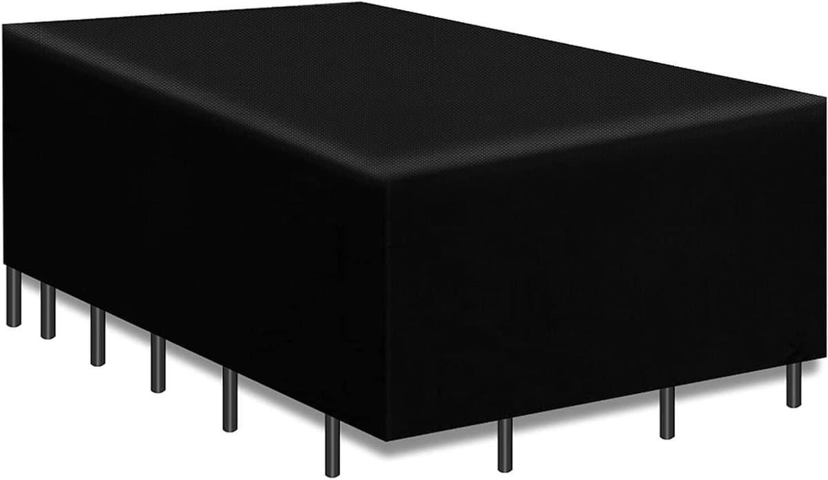 Tuinmeubelhoes - Beschermhoes Meubels - Meubels Beschermen - Waterdicht Winddicht - 140x140x90cm - Zwart