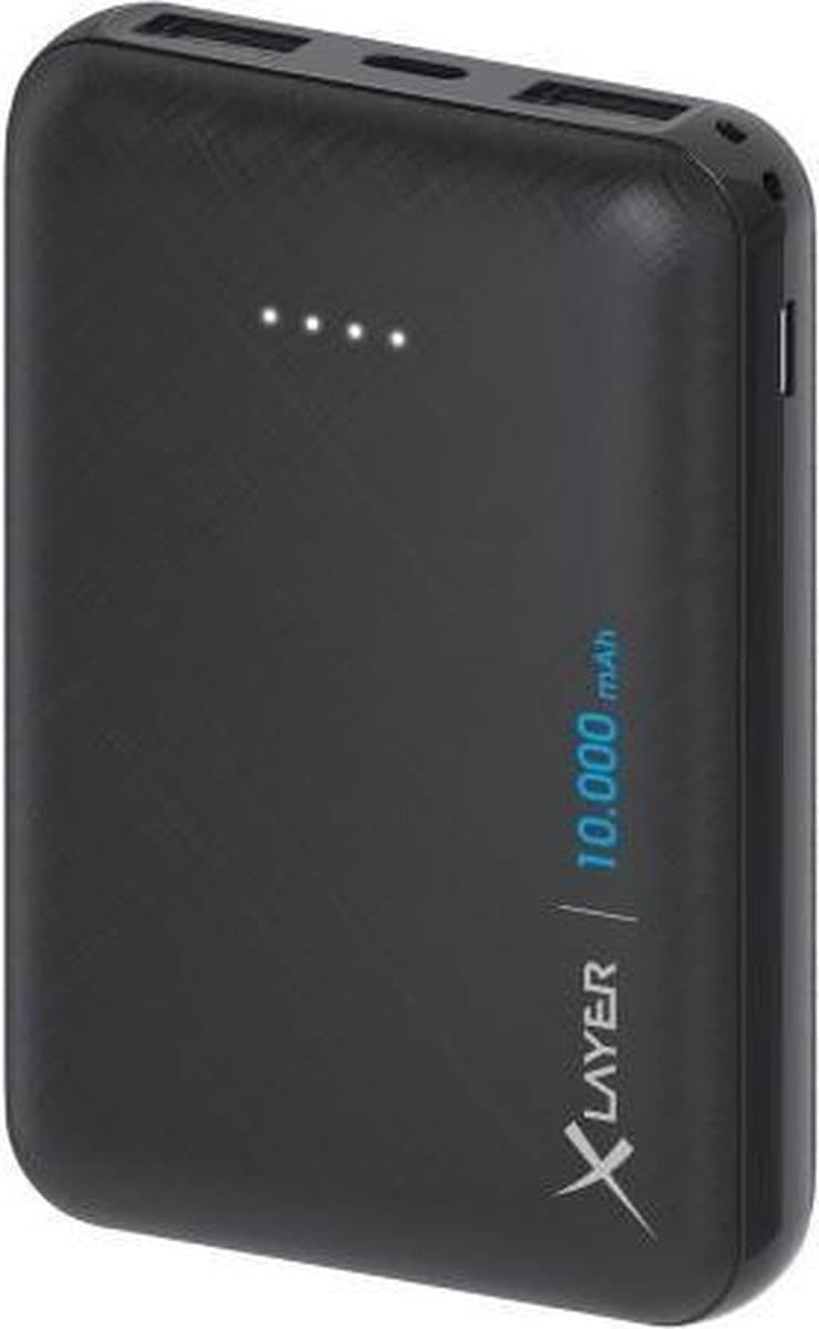 XLayer Compacte powerbank Zwart Lithium-Polymeer (LiPo) 10000 mAh