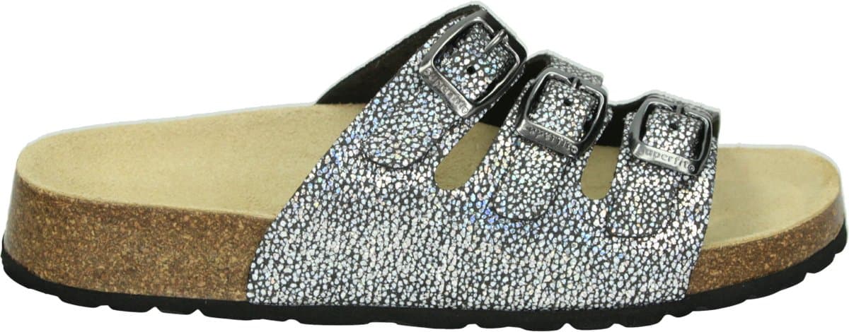 Superfit - 800113 - SlippersMeisjesKinderslippers - Kleur: Zwart - Maat: 37