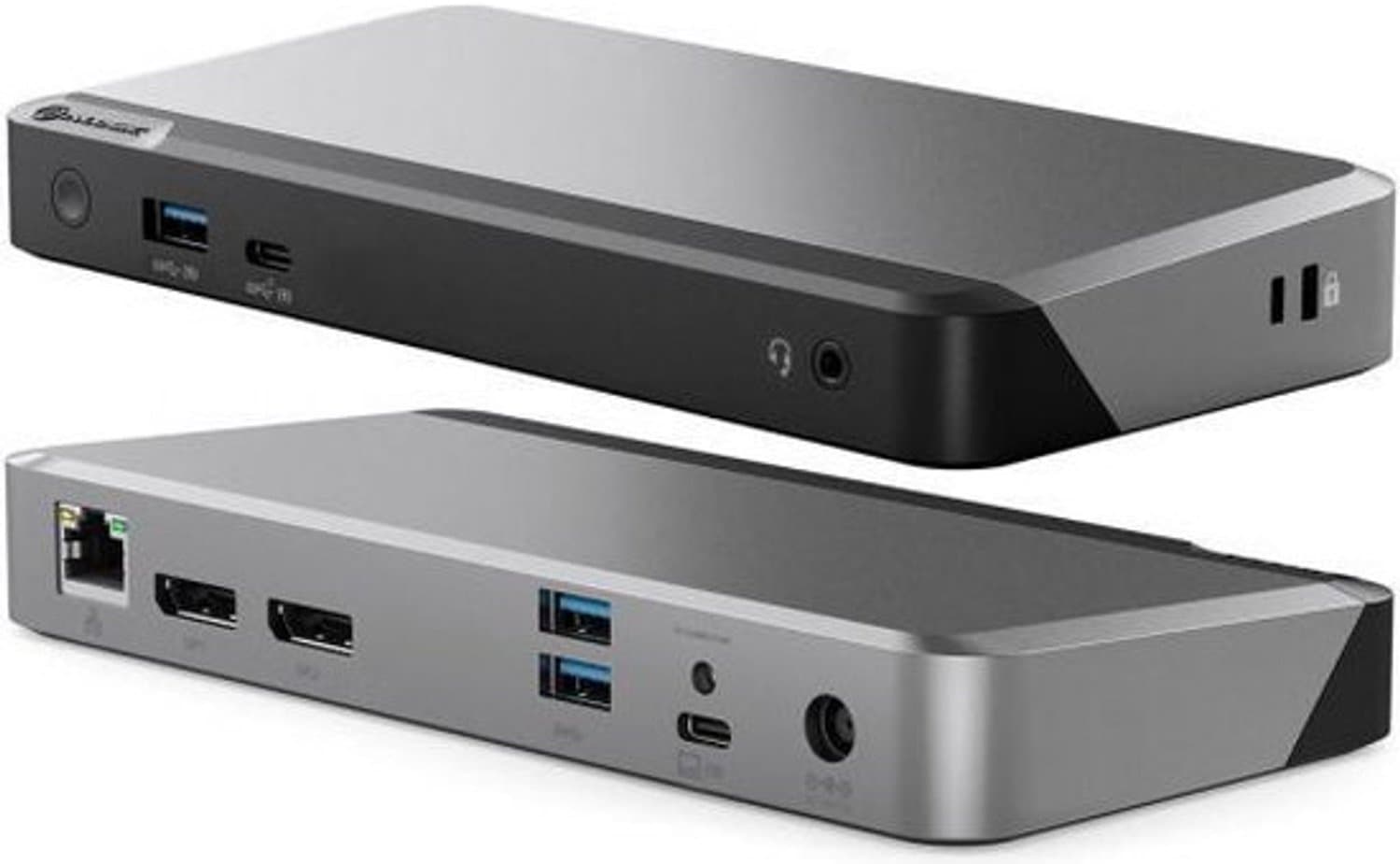 ALOGIC DUPRMX2-100 laptop dock & poortreplicator Bedraad USB 3.2 Gen 1 (3.1 Gen 1) Type-C Grijs, Zwart