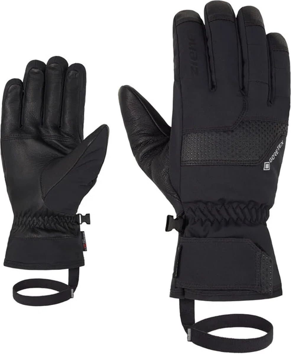 Ziener GENIRO GTX PR Skihandschoenen Heren Zwart - Maat 9