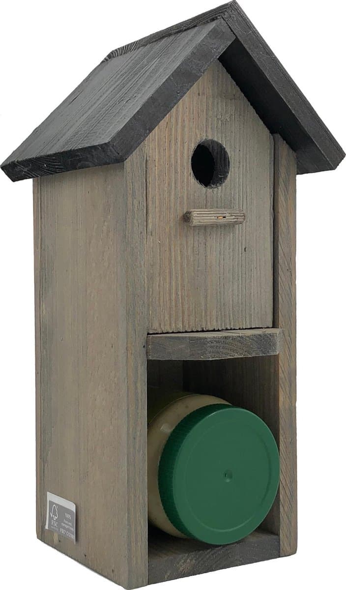 GARDEN SPIRIT Pindakaaspothouder met Pindakaas - Vogelvoederhuisje Pindakaashuisje Vogelhuisje