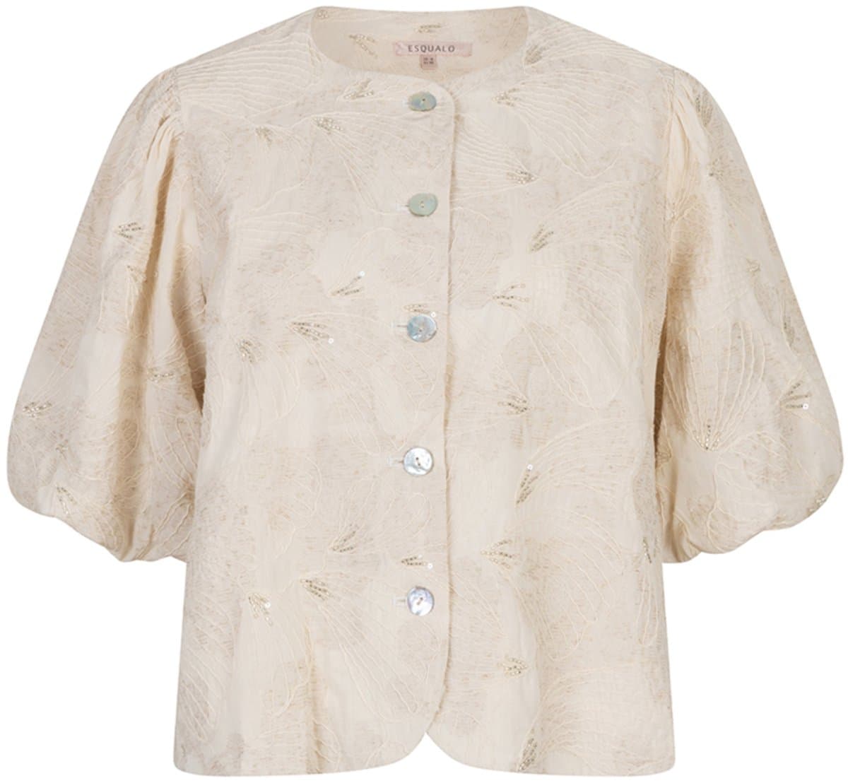 Esqualo top SP26-28005 - Ecru