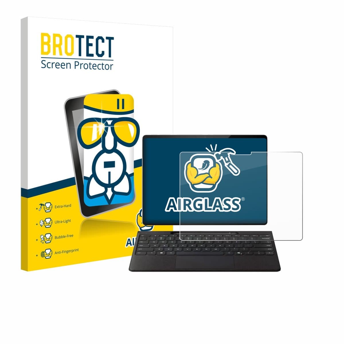 Screenprotector voor Microsoft Surface Pro Copilot+ 13" Beschermglas transparant