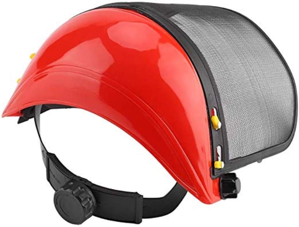 Veiligheidshelm - Beschermkap - Bosbouw Werk - Schokbestendig Materiaal - 28 x 30 cm - Rood