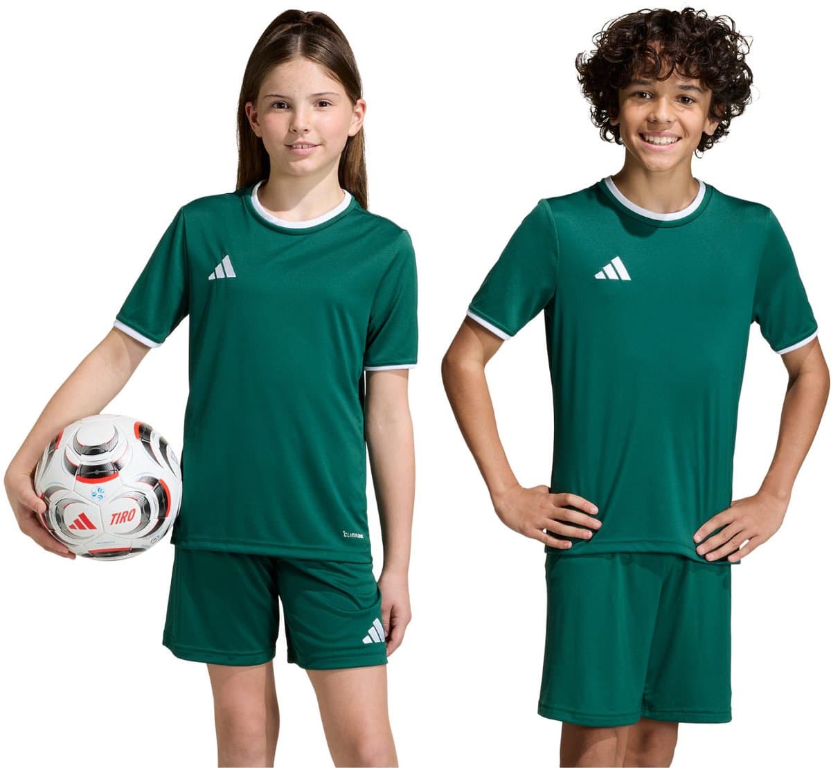 adidas T-shirt Kinderen Entrada 26 Jersey Groen - Maat 152cm