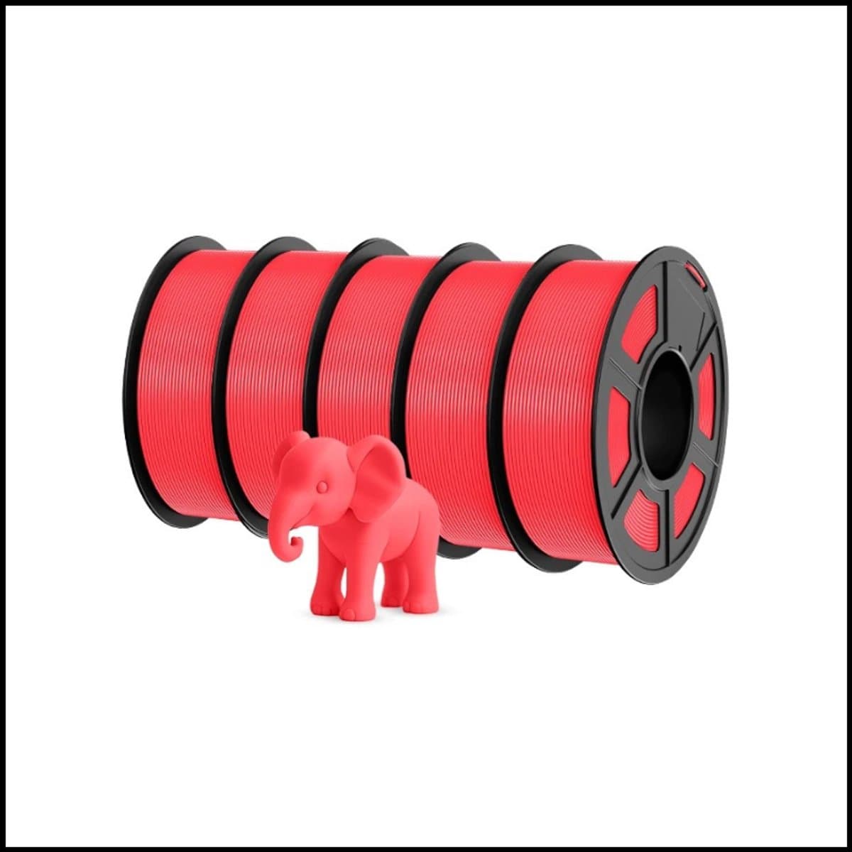 PETG 3D Printer Filament 1.75mm - 5KG Multicolor Set - Sterk & Duurzaam Printmateriaal - Voor FDM 3D Printers