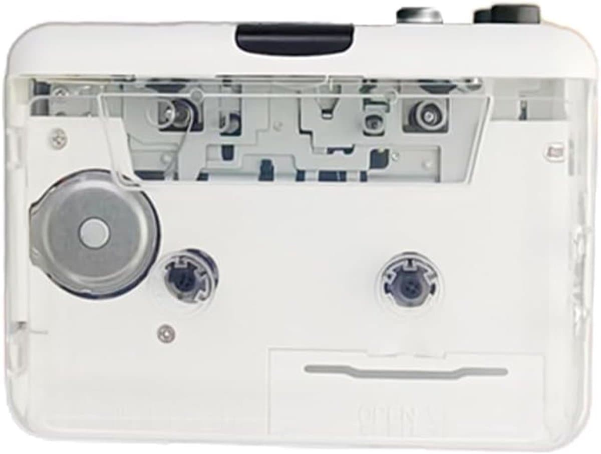 Draagbare Cassettespeler - Muziekspeler Audio - Muziek Luisteren - Automatische Omkering - 16 x 11.2 x 4.2 cm