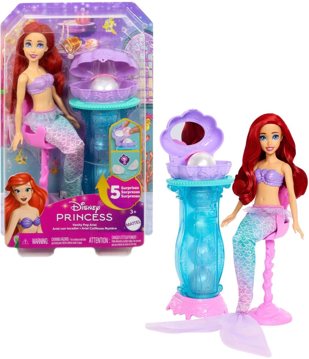 Disney Princess Ariel make-upset - 30 cm, multikleur, 10 stuks