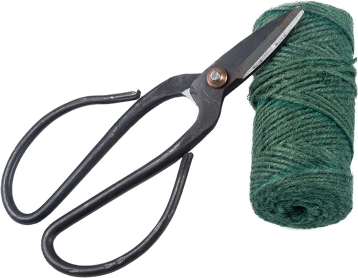 Esschert Design Geschenkset Touw En Schaar Groen