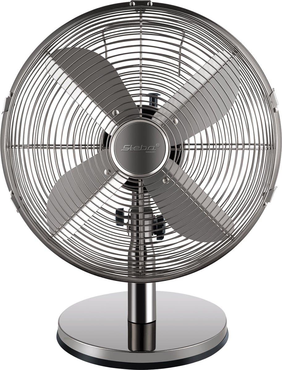 Steba VTT6 - Tafelventilator - Ø34 cm - Oscilleerfunctie - 35 Watt - 3 snelheden - Metaal