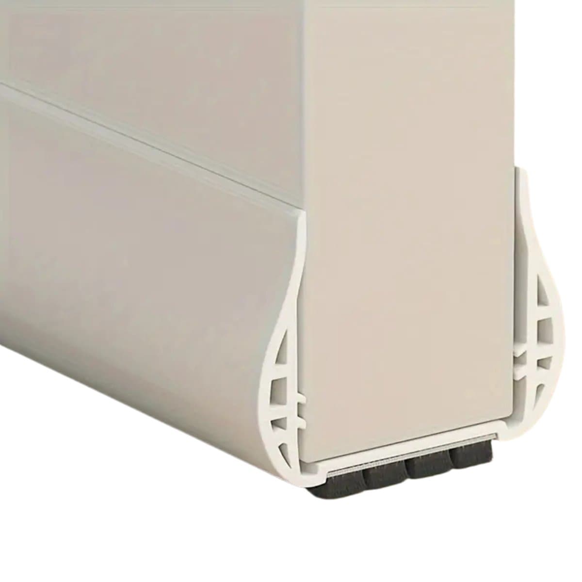 Bovista Tochtstrip - Tochthond - Windstopper - Deurborstel - Tochtband - Tochtstopper - Tochtkussen - Kussen Voor Deur - Draft Stopper - Wit