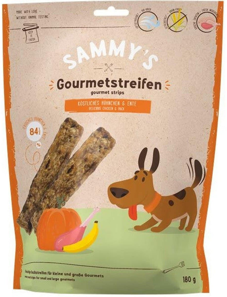 Sammy's Gourmet Strips 6x180g - Kip & Eend