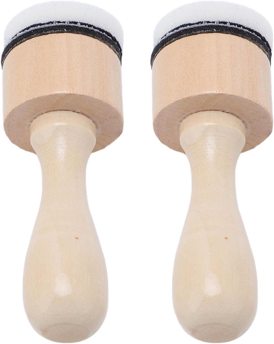 Nail Art Stempelset met 2 Stuks, Handige Reinigingstabletten en Houten Grip voor Eenvoudige Manicure, Perfecte Hulpmiddelen voor Nagelverzorging en Creatieve Ontwerpen