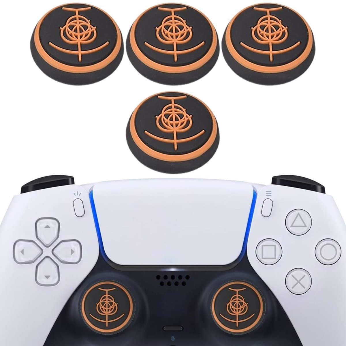 Dailygoody - siliconen keycaps - PS5 controller - verbeterde grip - 4 stuks - PS4 Xbox 360 - voor gamers - voor consoles